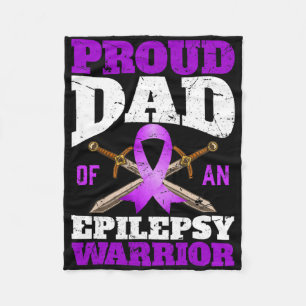 Epilepsie Awareness Monat Proud Vater einer Epilep Fleecedecke