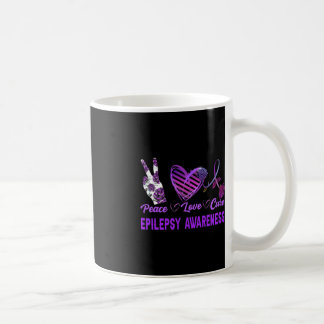 Epilepsie Awareness Peace Liebe Heilung Lila Gesch Kaffeetasse