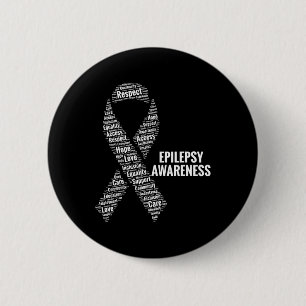 Epilepsie Awareness Respekt Fürsorgepflege Gleichh Button