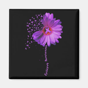 Epilepsie Awareness Sonnenblumen Ribbon Geschenk Magnet