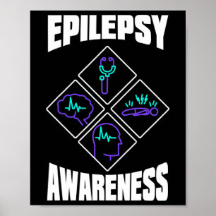 Epilepsie Awareness Specialize Epileptic Warrior S Poster