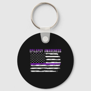Epilepsie Awareness Usa Flag American Epilepsy Sup Schlüsselanhänger