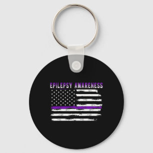 Epilepsie Awareness Usa Flag American Epilepsy Sup Schlüsselanhänger
