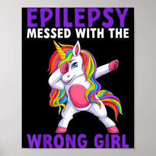 Epilepsie bei Kindern Hat Das Falsche Mädchen Betr Poster