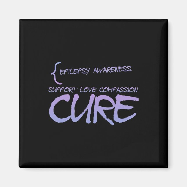 Epilepsie Bewusstsein 3 Magnet (Vorne)