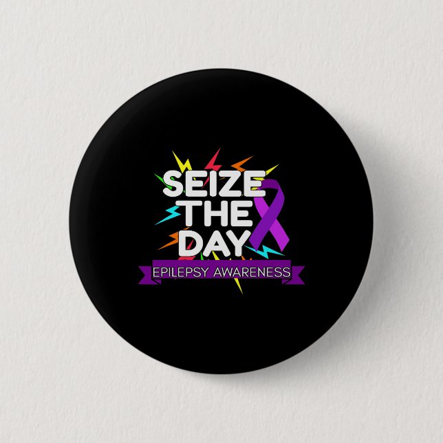 Epilepsie-Bewusstsein  Button (Vorderseite)