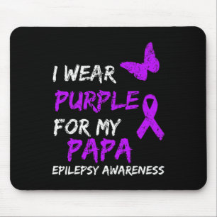 Epilepsie Bewusstsein, das ich für mein Papa Ribbo Mousepad