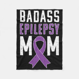 Epilepsie-Bewusstsein Durch Epilepsie-Mutter Lila Fleecedecke