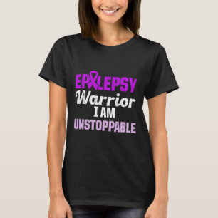 Epilepsie-Bewusstsein Epileptischer Krieger Überle T-Shirt