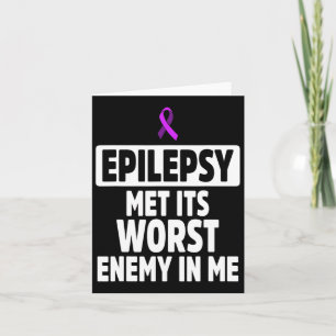 Epilepsie Bewusstsein Feind Epileptischer Krieger Karte