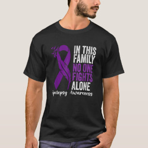 Epilepsie-Bewusstsein Im November Tragen Wir Lila T-Shirt