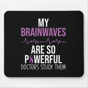 Epilepsie-Bewusstsein Kostüm Meine Gehirnströme Üb Mousepad