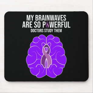 Epilepsie-Bewusstsein Kostüm Meine Hirnwellen Gesc Mousepad