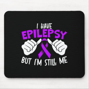 Epilepsie-Bewusstsein Lila Band 1 Mousepad