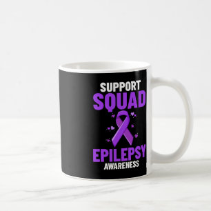 Epilepsie Bewusstsein Lila Ribbon-Bracelet-Krieg Kaffeetasse