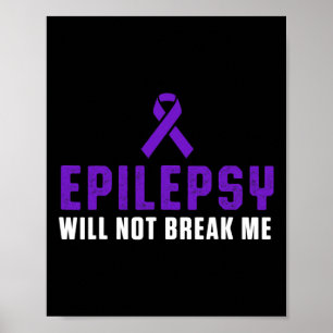 Epilepsie-Bewusstsein Lustige Therapeuten Epilepti Poster