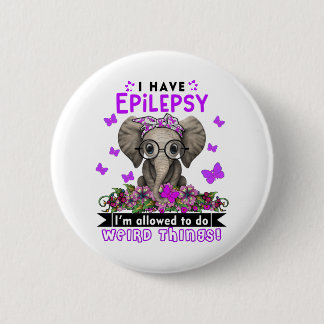 Epilepsie Bewusstsein Monat Band Geschenke Button