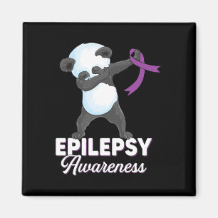 Epilepsie Bewusstsein Monat Dabbing Panda Epilepsi Magnet