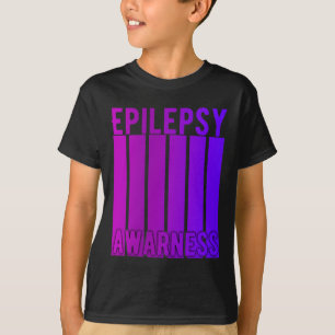 Epilepsie Bewusstsein Monat im November tragen wir T-Shirt