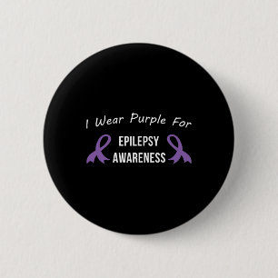 Epilepsie Bewusstsein Monat Unterstützung Liebe He Button