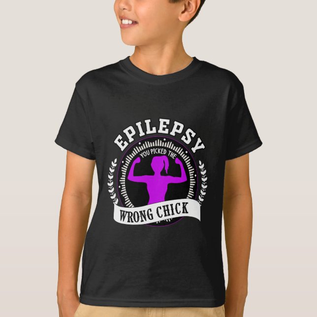 Epilepsie-Bewusstsein muss für Kämpfer und Epileps T-Shirt (Vorderseite)