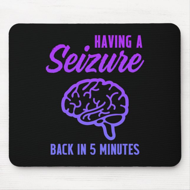Epilepsie Bewusstsein nach Anfall Epileptisches Wa Mousepad (Vorne)