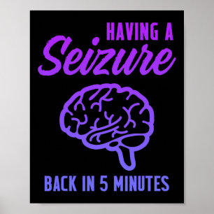 Epilepsie Bewusstsein nach Anfall Epileptisches Wa Poster