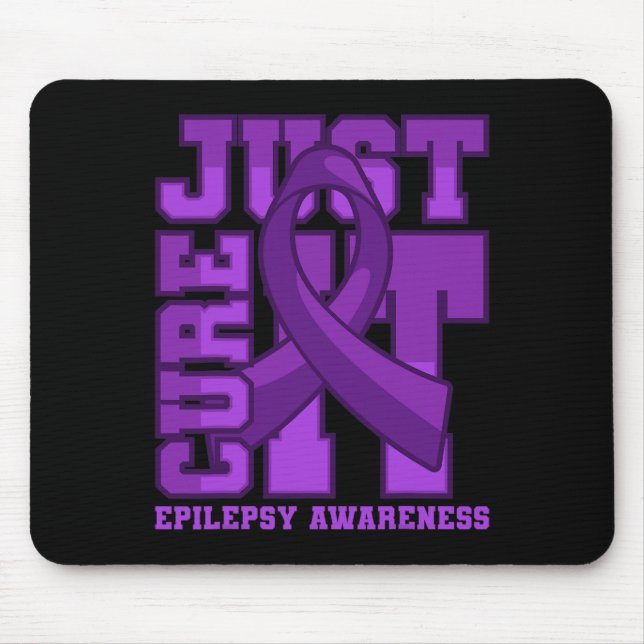 Epilepsie Bewusstsein nur heilen Mousepad (Vorne)