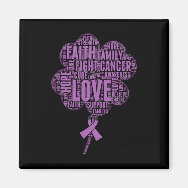 Epilepsie Bewusstsein Ribbon Magnet (Vorne)