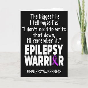 Epilepsie-Bewusstsein Schreib es Epileptischer Kri Karte