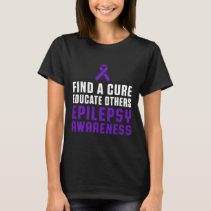 Epilepsie Bewusstsein Spaß gesunder Epileptischer T-Shirt