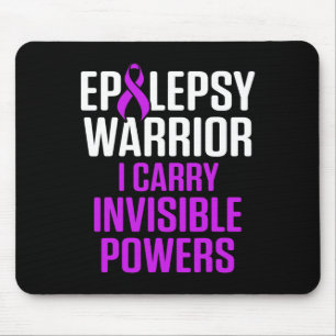 Epilepsie-Bewusstsein Trage Epileptischer Krieger Mousepad