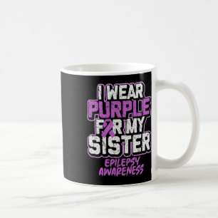 Epilepsie Bewusstsein trage ich Lila für meine Sch Kaffeetasse