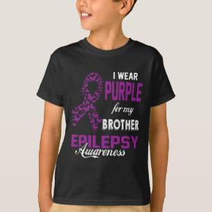 Epilepsie Bewusstsein trage ich Lila für meinen Br T-Shirt