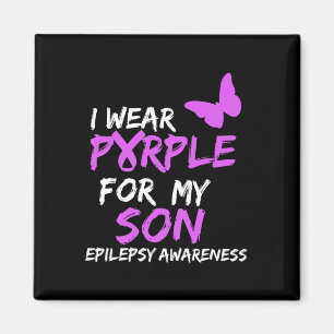 Epilepsie Bewusstsein trage ich Lila für meinen So Magnet