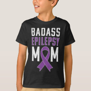 Epilepsie-Bewusstsein Von Epilepsie-Mutter Lila Ba T-Shirt