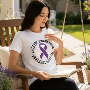Epilepsie-Bewusstseins-Kampf-gegen-Epilepsie-zusam Tri-Blend Shirt