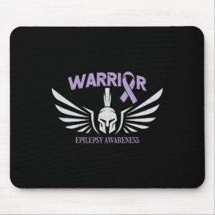 Epilepsie-Bewusstseins-Krieger-Schleife Mousepad