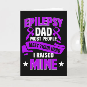 Epilepsie-Bewusstseins-Schleife Papa Anfallsleiden Karte