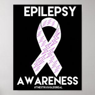 Epilepsie-Bewusstseins-Violetter Monat Kinder Poster