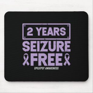 Epilepsie Bewusstseinsband 2 Jahre Seizure frei Mousepad