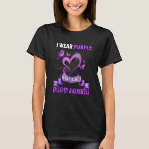 Epilepsie Bewusstseinsbildung Shirts, die ich Lila T-Shirt