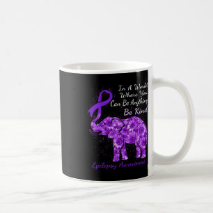 Epilepsie-Bewusstseinssonnenblumen-Elefant Sei net Kaffeetasse
