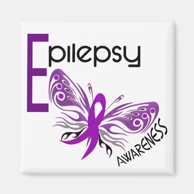 Epilepsie BUTTERFLY 3 Magnet (Vorne)