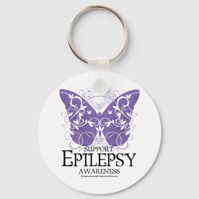 Epilepsie Butterfly Schlüsselanhänger (Vorderseite)