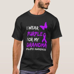 Epilepsie Ich trage Lila für meine Oma-Schleife 1 T-Shirt