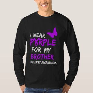 Epilepsie Ich trage Lila für meinen Bruder Ribbon T-Shirt