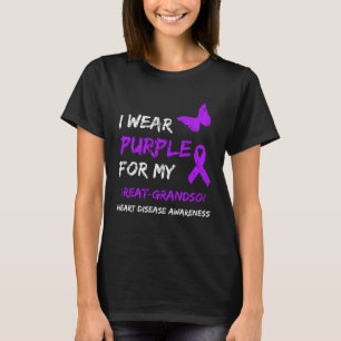 Epilepsie Ich trage Lila für meinen Großvater Ribb T-Shirt