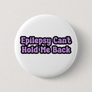 Epilepsie kann mich nicht an Lila Bewusstsein hind Button