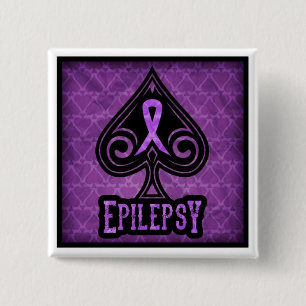 Epilepsie - Knopf - Spaten Button